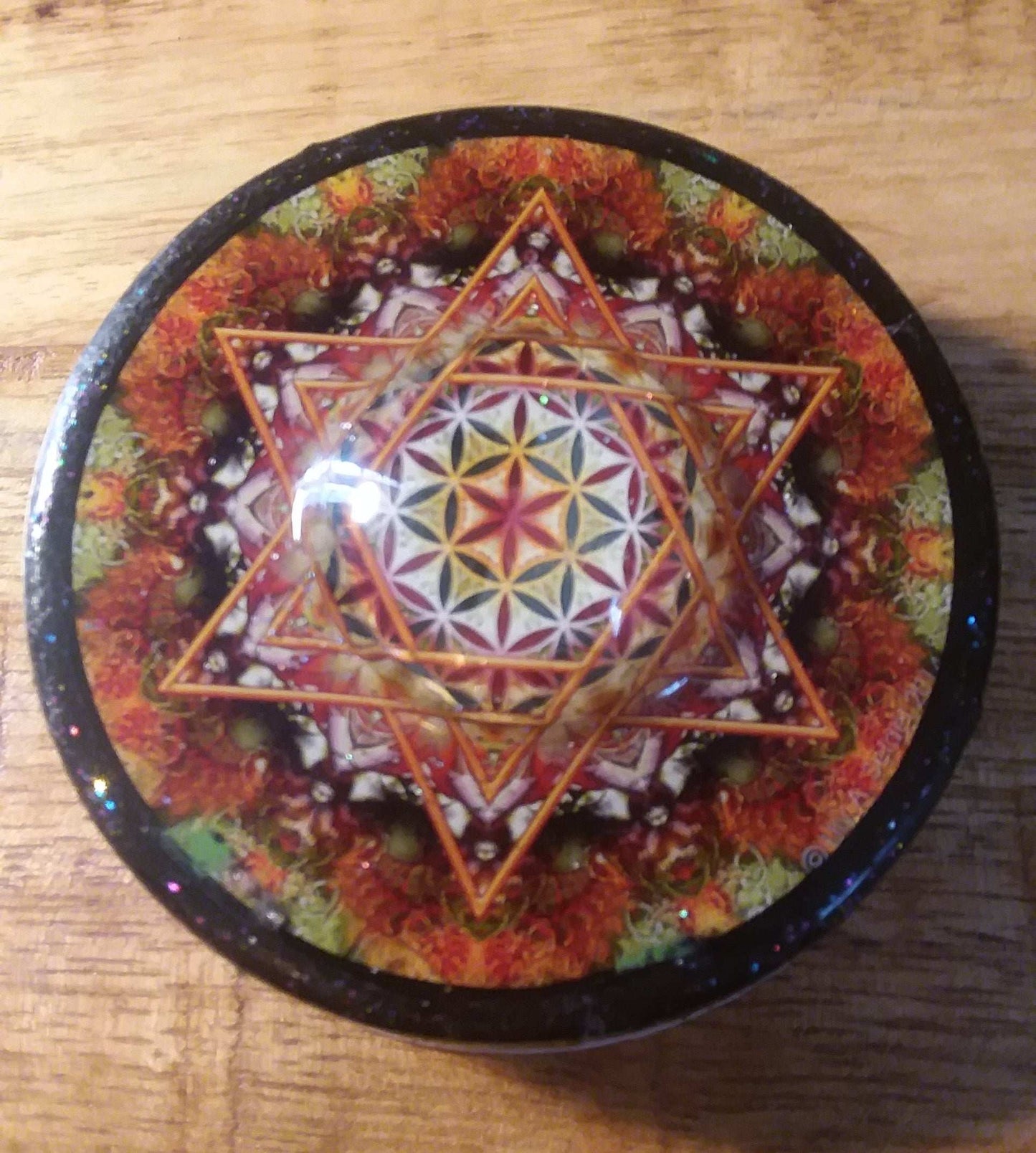 Sacred Geometry Mandala LID for Mason Jars