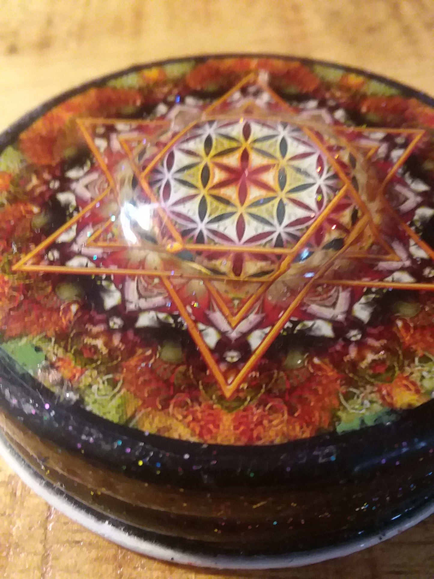 Sacred Geometry Mandala LID for Mason Jars