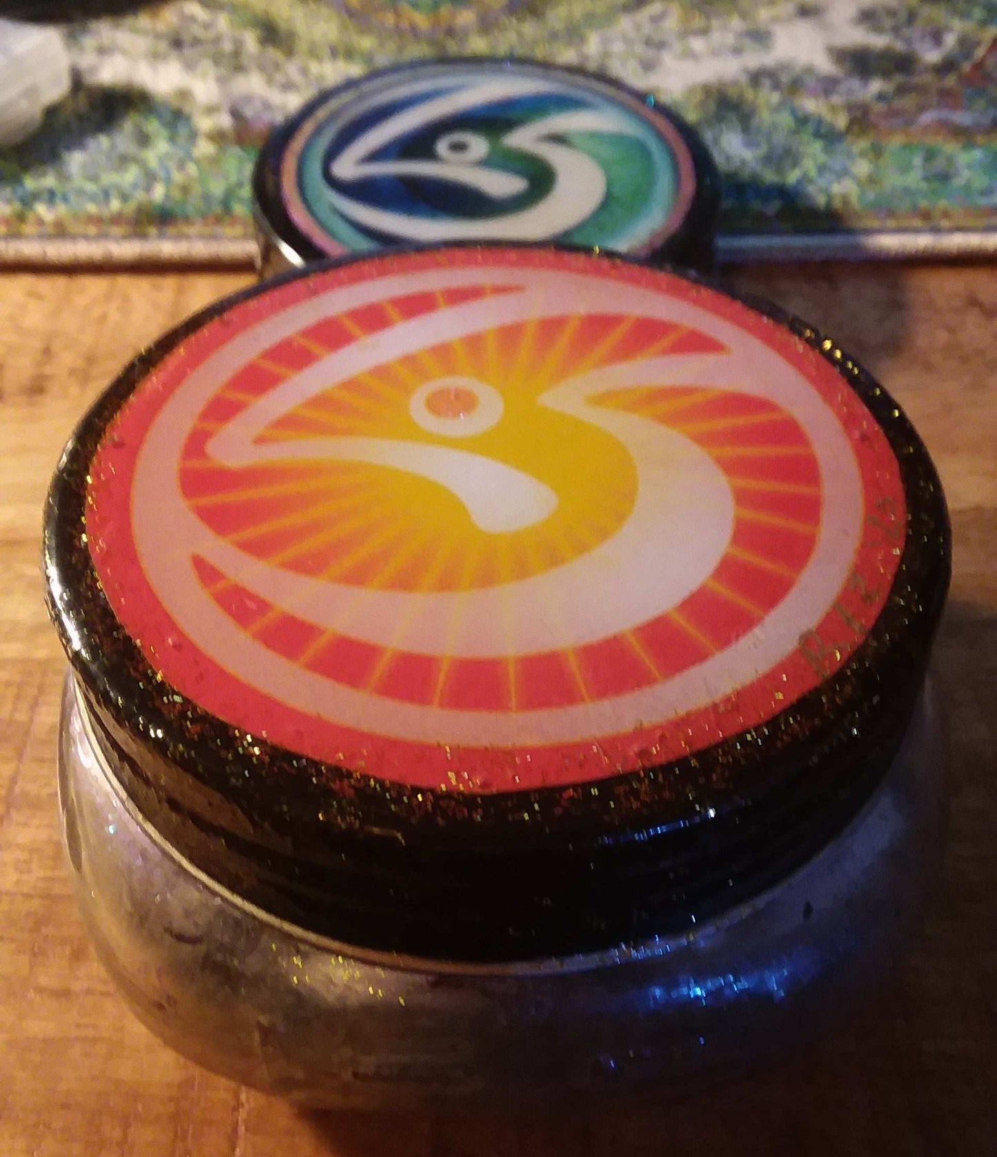 LoS Sunburst design Lg Mason Jar Lid