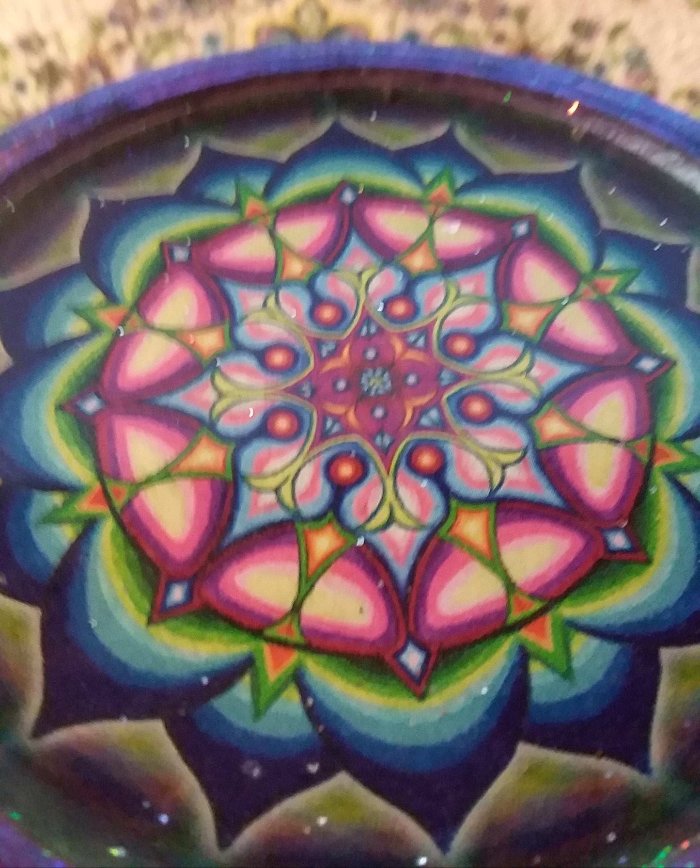 Passion Flower design Mason Jar Lid