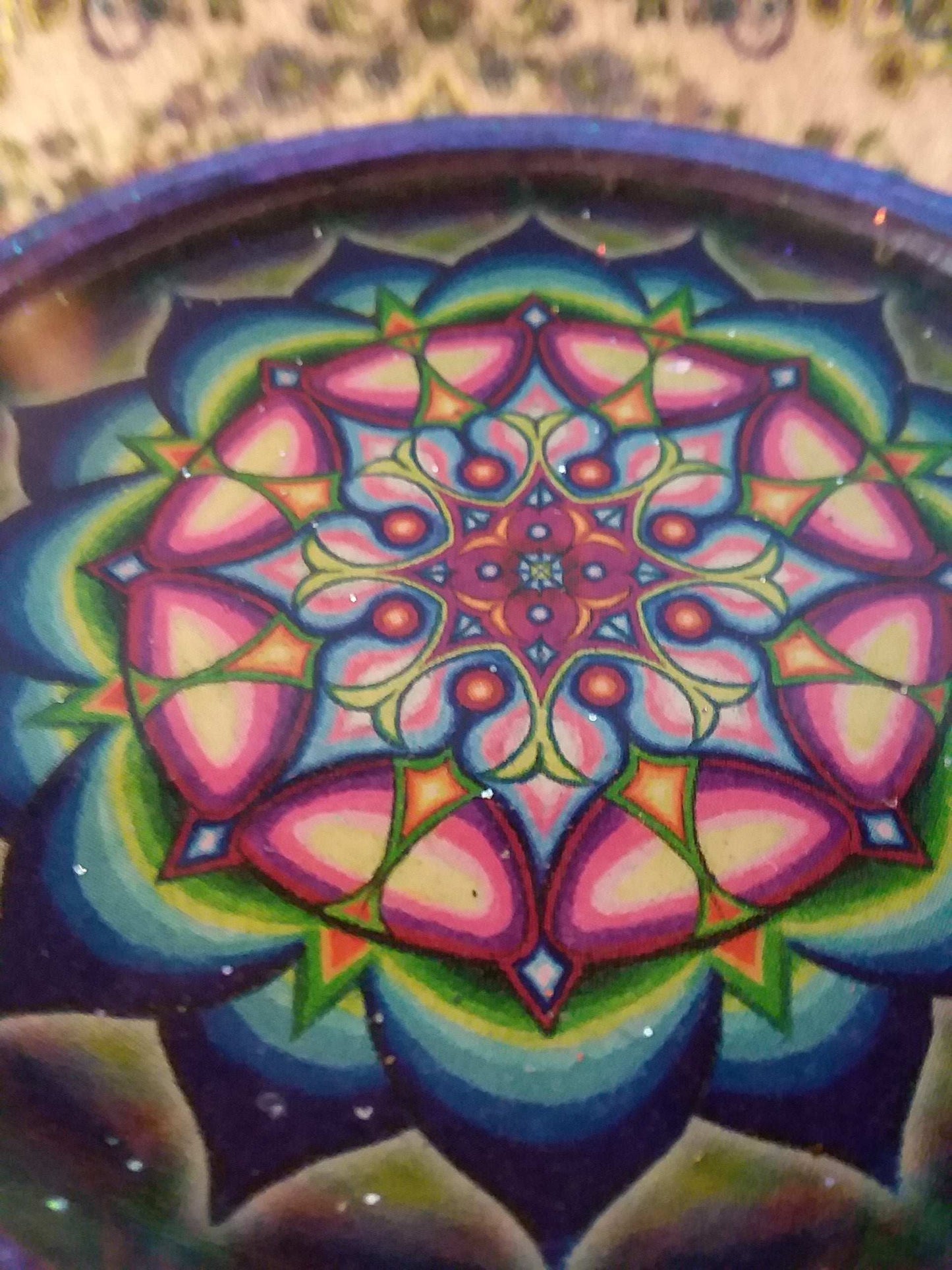 Passion Flower design Mason Jar Lid