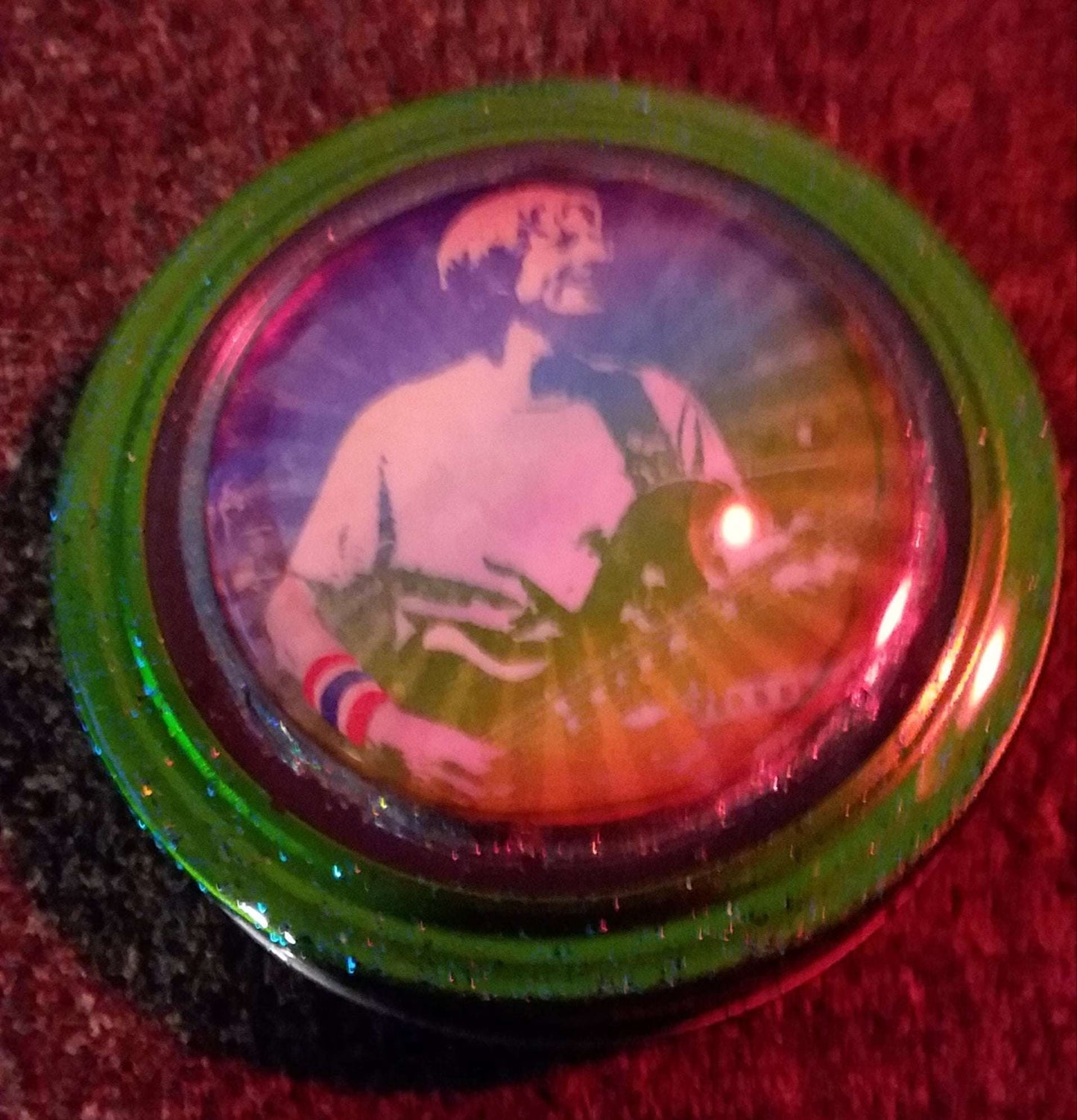 Phil Lesh image Domed Mason Jar Lid