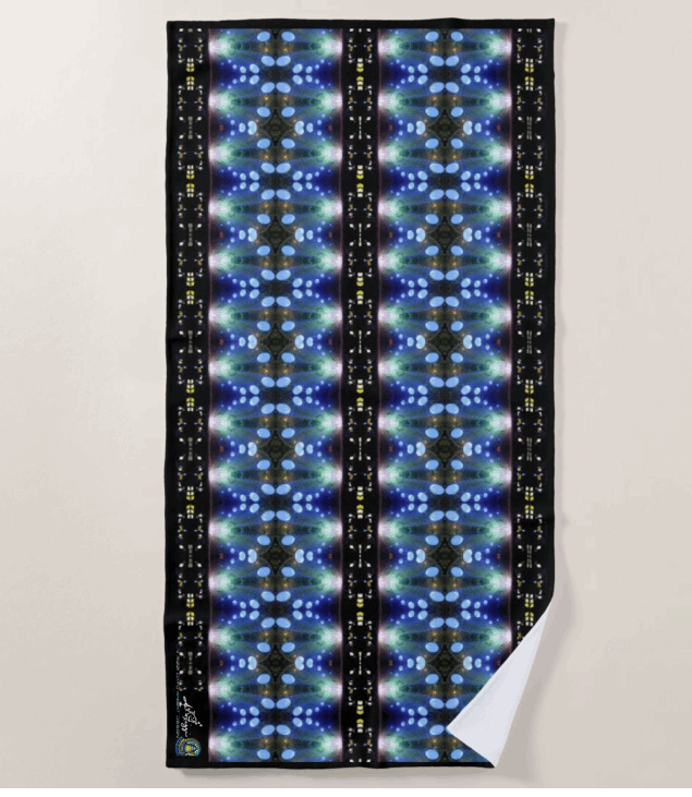 Beach Towel "Mothership Phlight Lights"