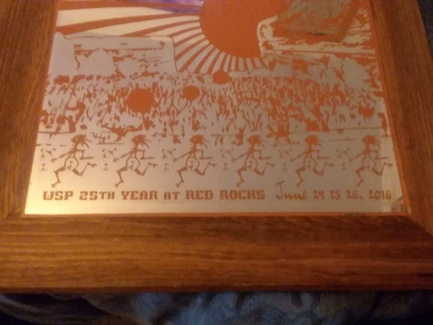 Widespread Panic Red Rocks Blue Indian Mirror June 24.25.26, 2016