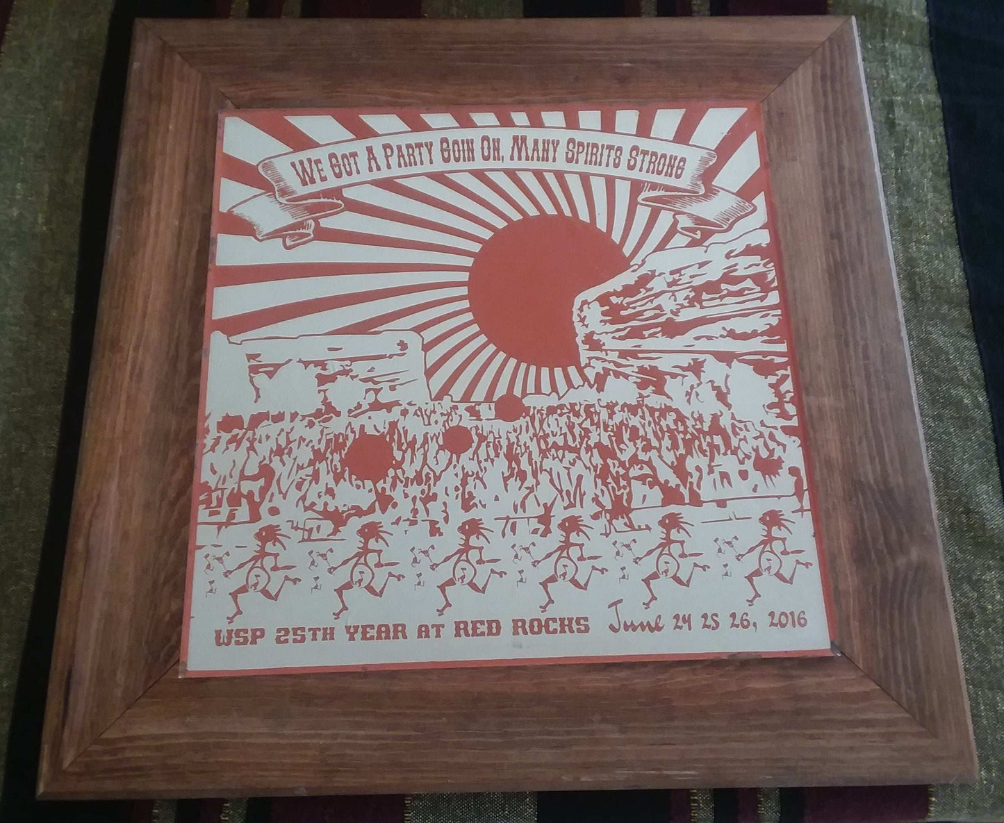 Widespread Panic Red Rocks Blue Indian Mirror June 24.25.26, 2016