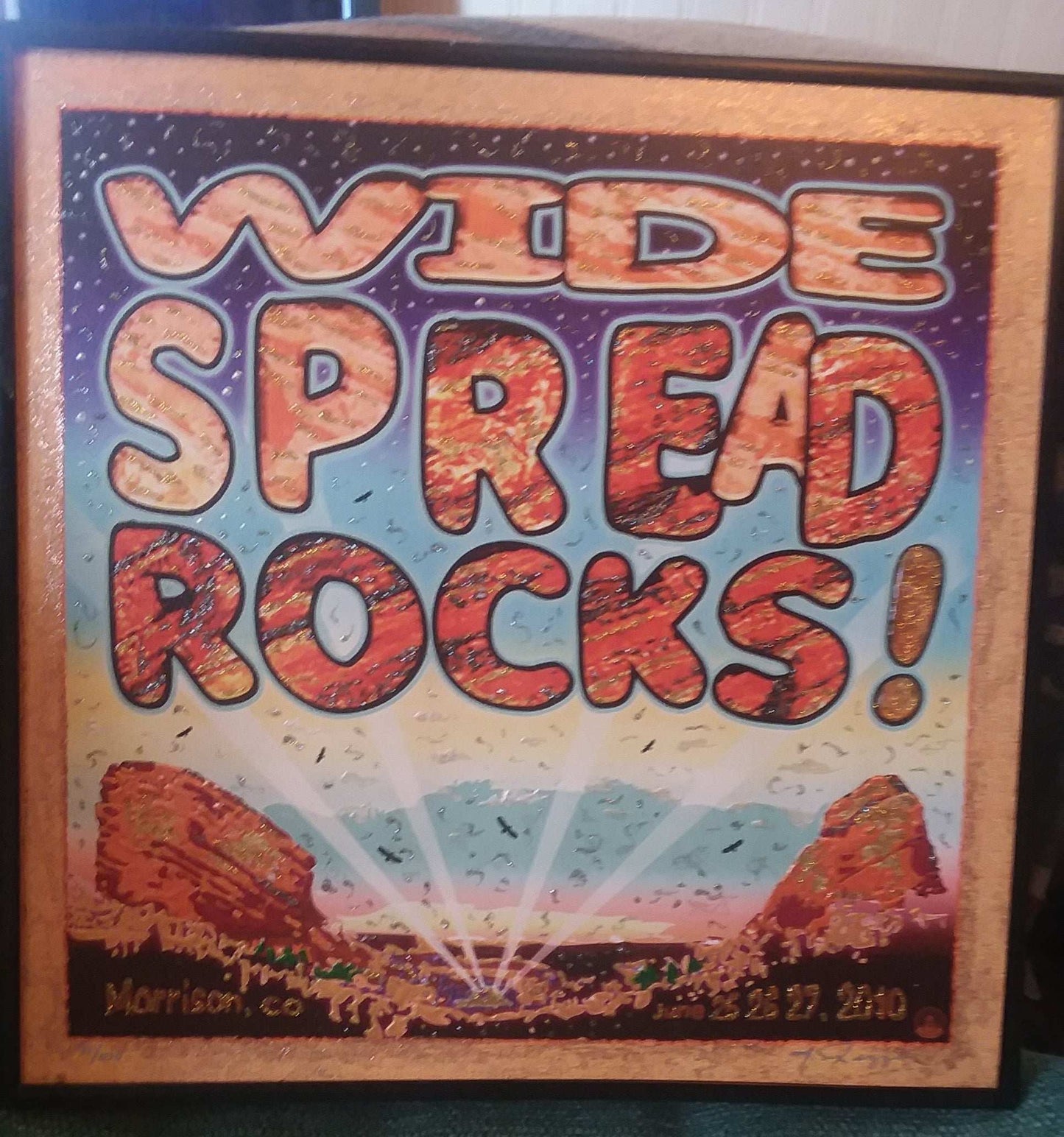 WidespREaD ROCKS! Embellished LP size print