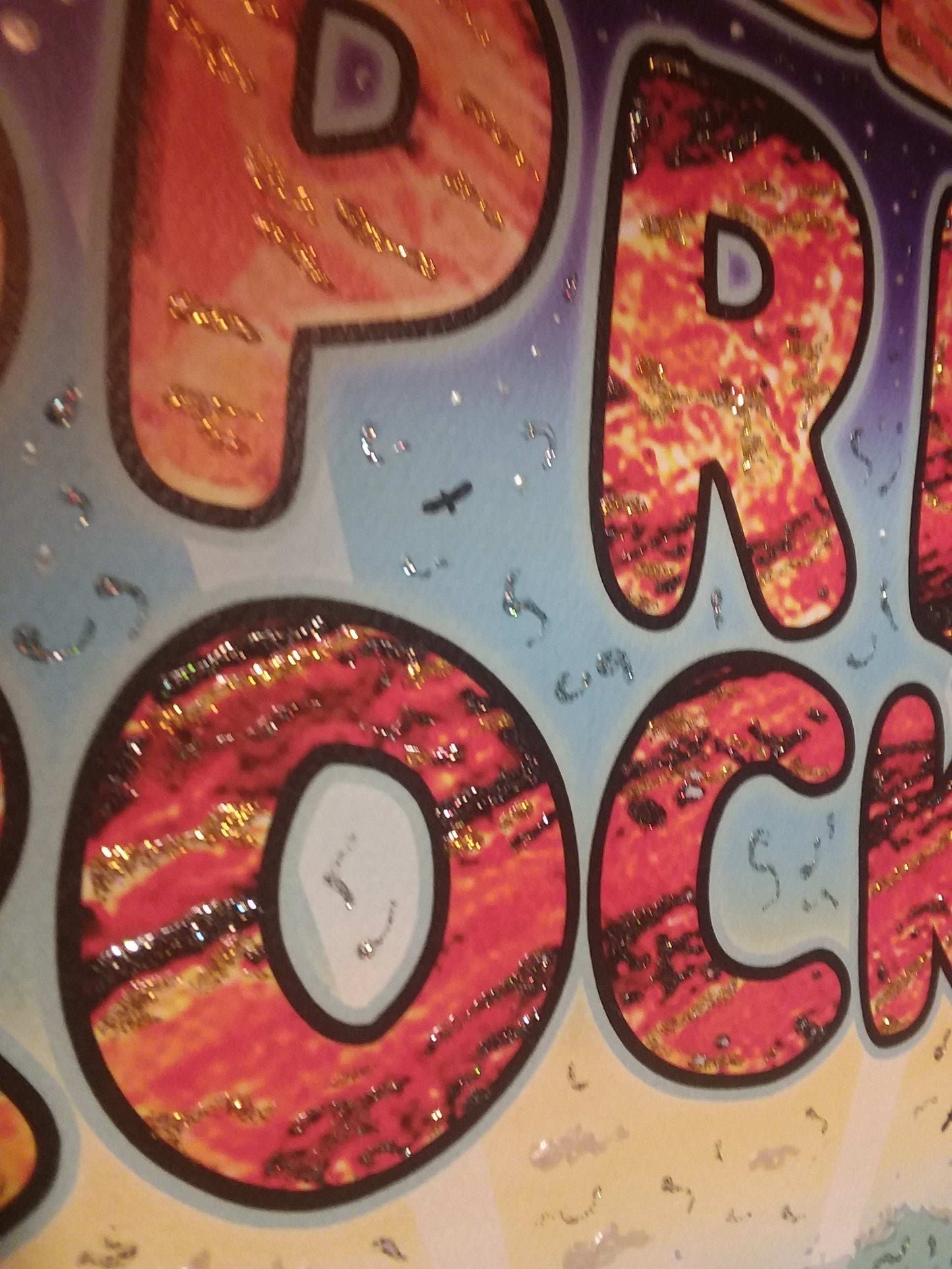 WidespREaD ROCKS! Embellished LP size print