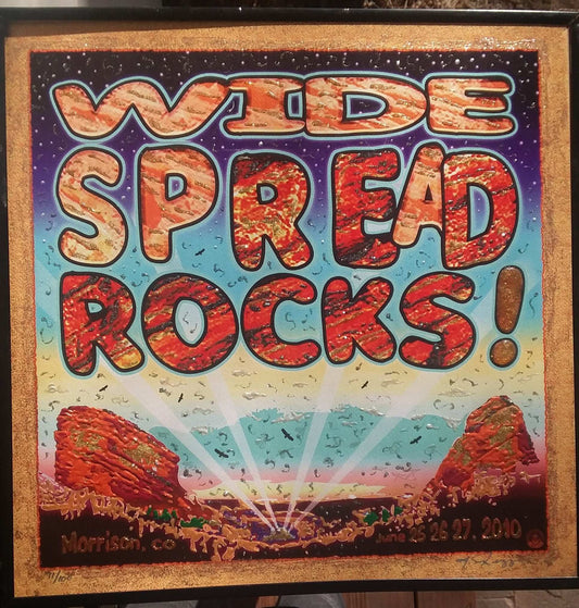 WidespREaD ROCKS! Embellished LP size print