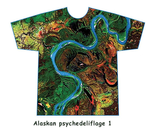 Alaskan Geouflage motif T Shirt