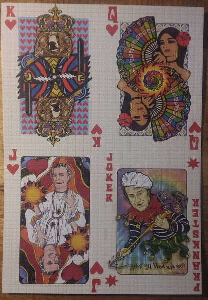 Bicycle Day Playing Cards Blotter art Set