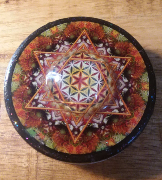 Sacred Geometry Mandala LID for Mason Jars