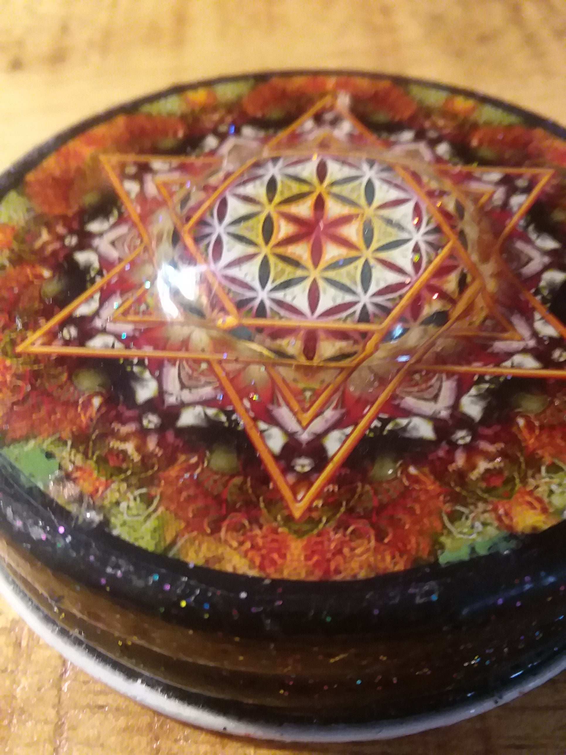 Sacred Geometry Mandala LID for Mason Jars