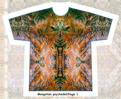 Alaskan Geouflage motif T Shirt