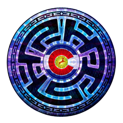 Phish Colorado Maze Coaster Jar LID MAGNET PENDANT