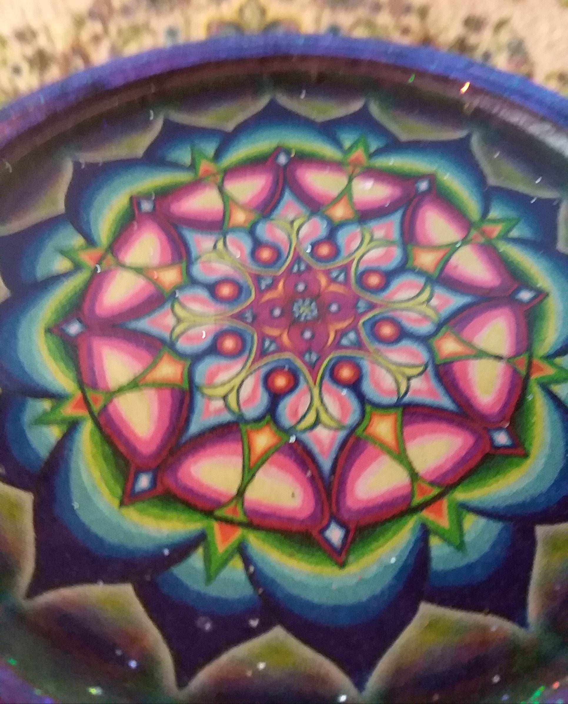 Passion Flower design Mason Jar Lid
