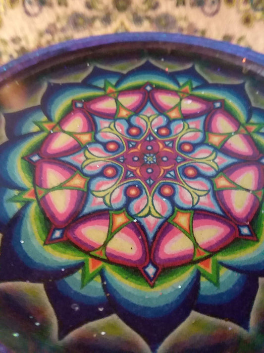 Passion Flower design Mason Jar Lid