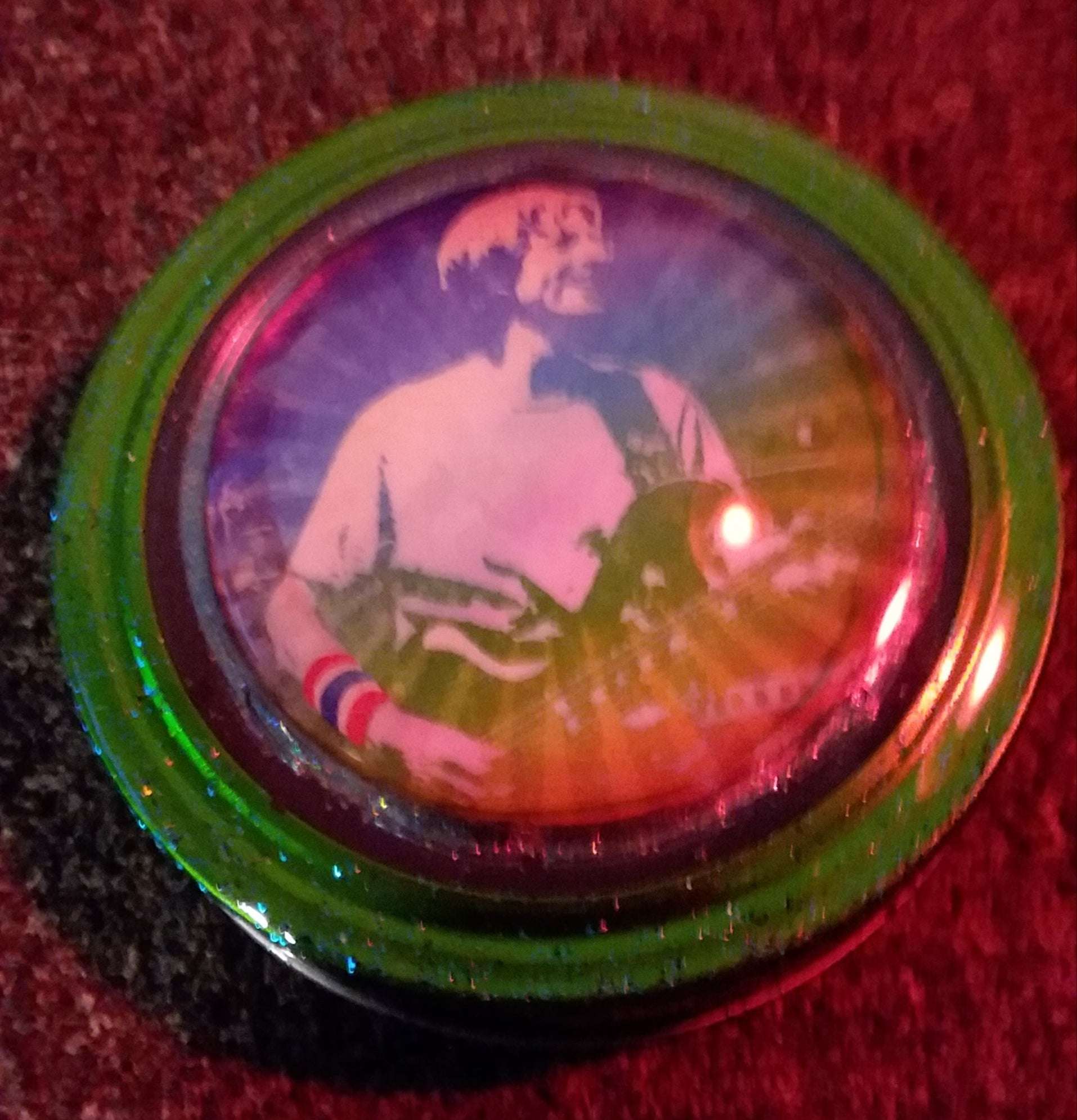 Phil Lesh image Domed Mason Jar Lid