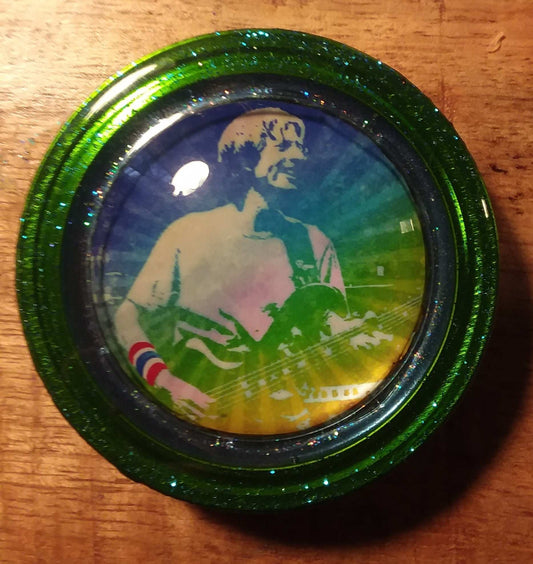 Phil Lesh image Domed Mason Jar Lid