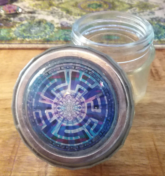 Phish Maze Crop Circle Disco Lid and Jar