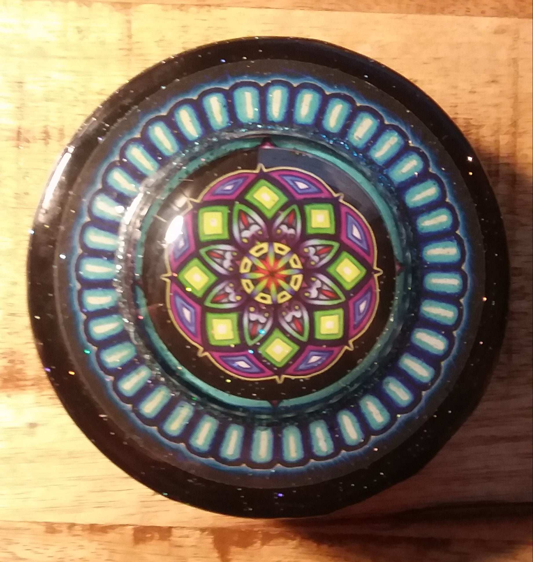 Stash Jar Lid DOK with under cover jar and cap
