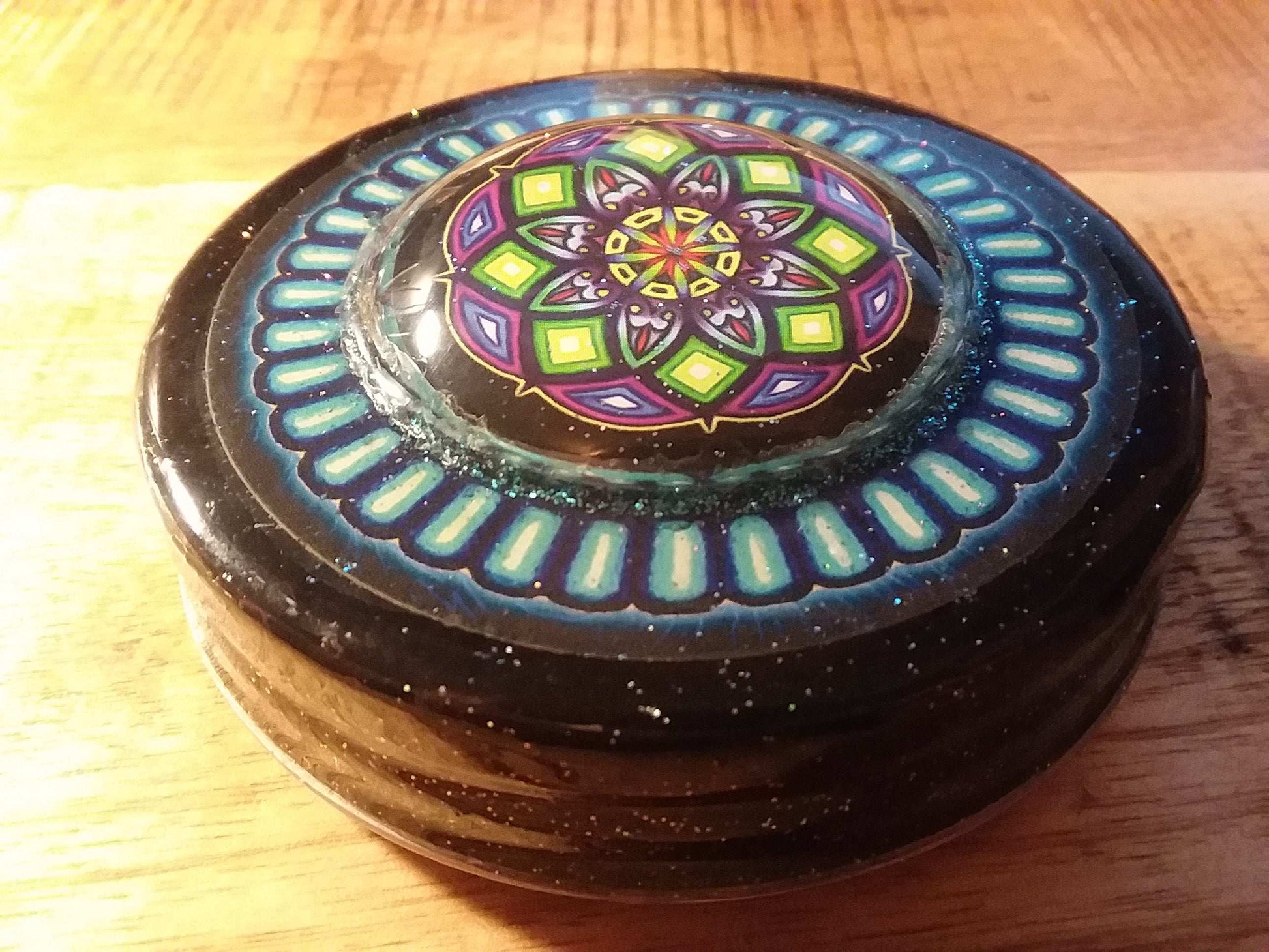 Stash Jar Lid DOK with under cover jar and cap