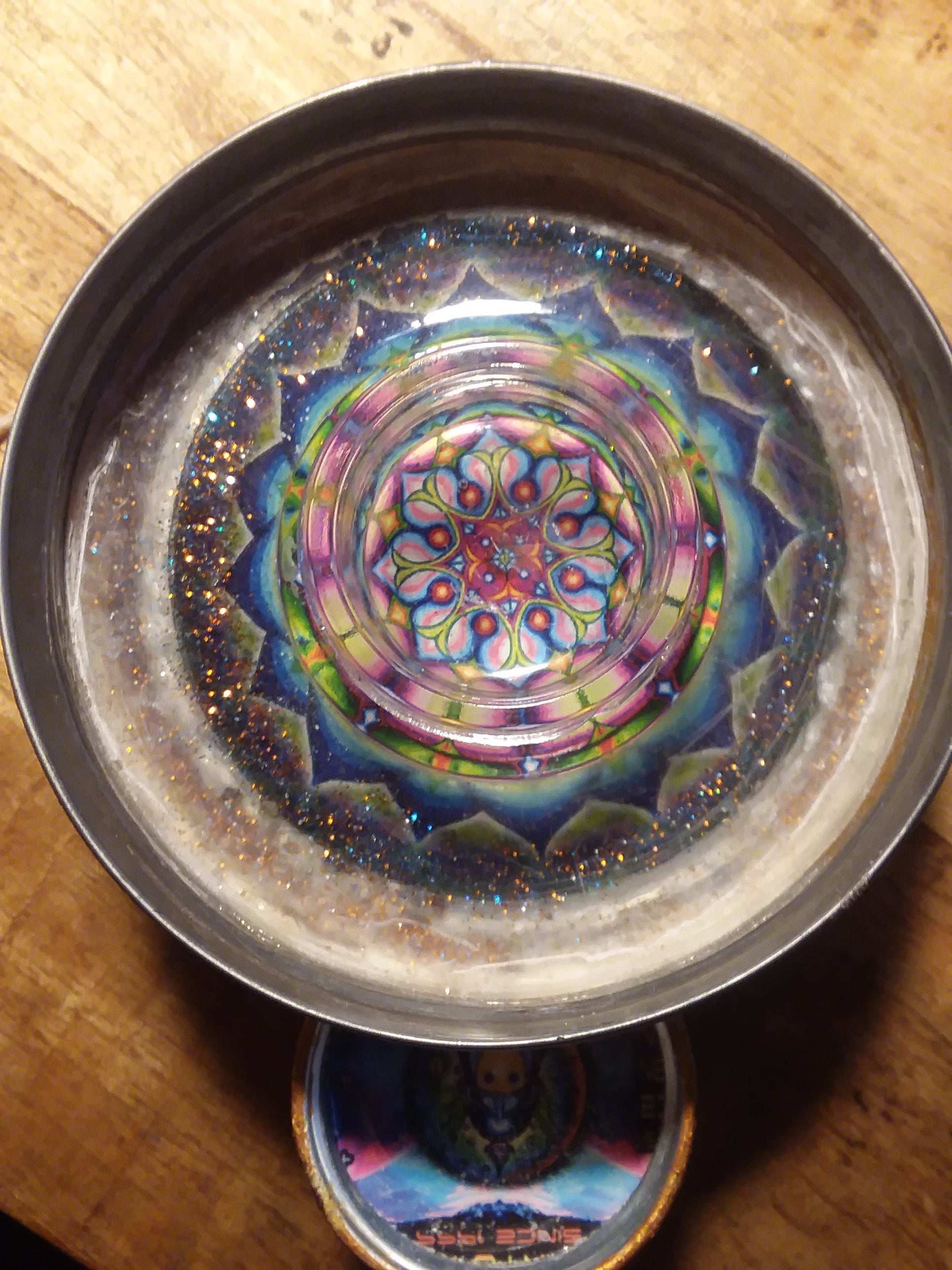 Stash Jar Lid DOK with under cover jar and cap