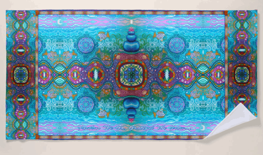The Ultimate Beach Towel Motif by Cat Z & Rizzi
