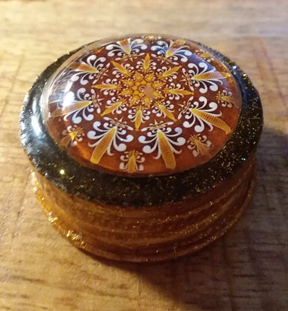 Stash Jar Lid DOK with under cover jar and cap