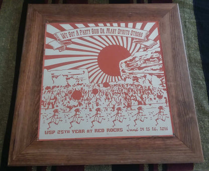 Widespread Panic Red Rocks Blue Indian Mirror June 24.25.26, 2016