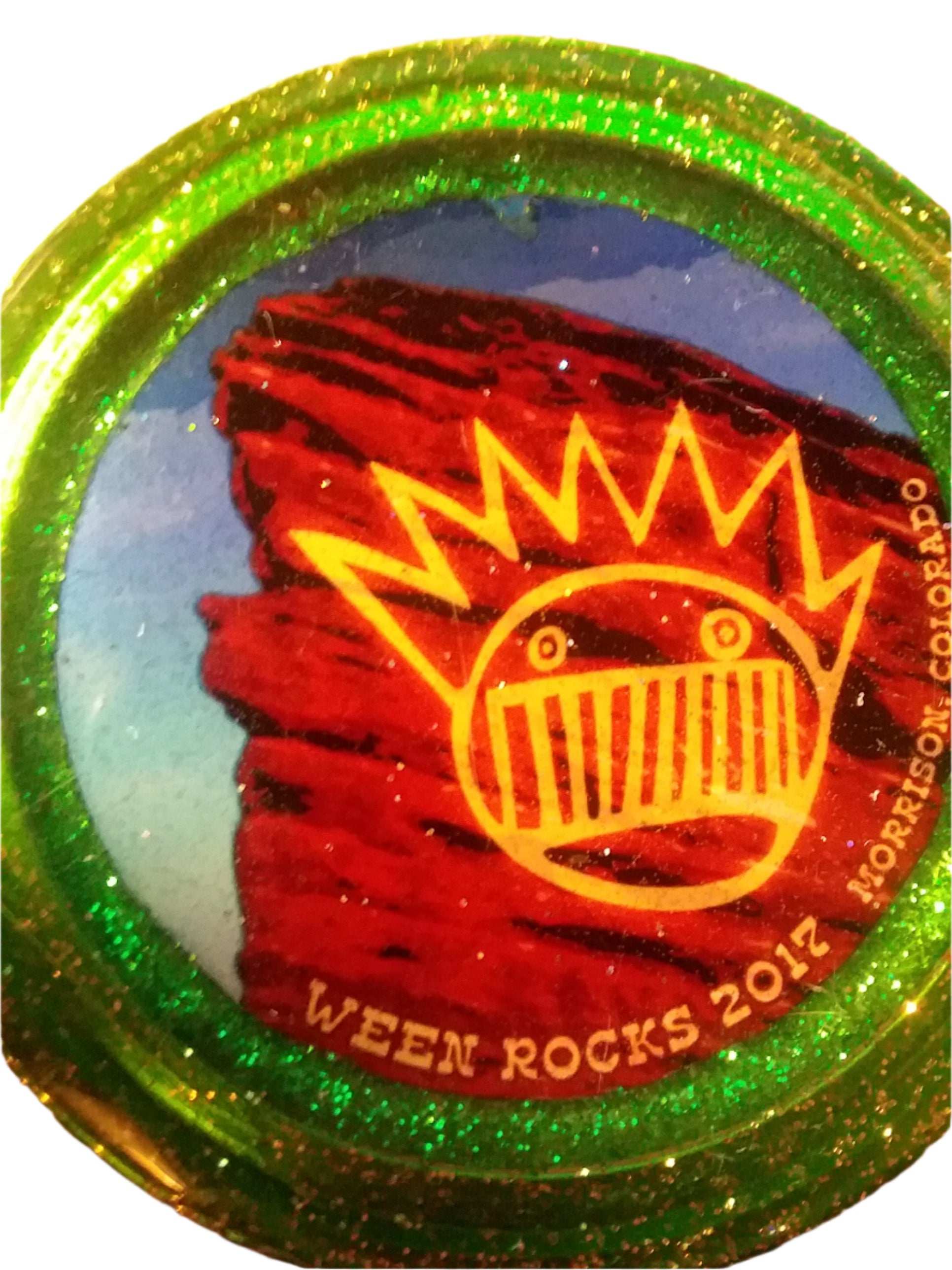 Ween Rocks Mason Jar Lid Red Rocks 2017