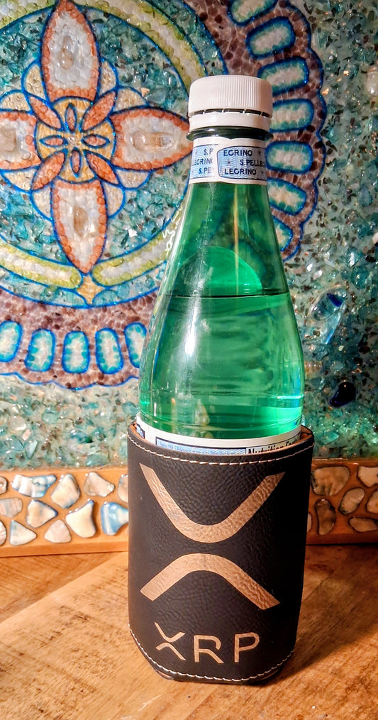 XPR laser engraved logo koozie